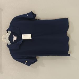 Nike DRI fit navy women's golf polo